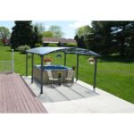 Arcadia 5000 - fedett kocsibeálló, bronz színű tetővel - Image 9