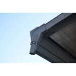 kocsibeálló beépített eresz