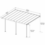 Sierra 5400 szürke pergola 3 x 5,46 m - Image 21