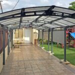 Arcadia 5000 - fedett kocsibeálló, bronz színű tetővel - Image 16