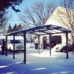 Arcadia 5000 - fedett kocsibeálló, bronz színű tetővel - Image 18