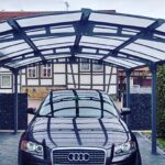 Arcadia 5000 - fedett kocsibeálló, bronz színű tetővel - Image 4