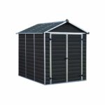 Palram Skylight "6x8" antracitszürke színű kerti ház 4,3 m2 alapterület - Image 10