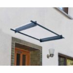 tömör polikarbonát ajtó fölé