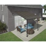 Palram Capri 3000 szürke 3 x 3 m szürke színű pergola bronz színű tetővel