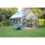 Balance 8x12 silver - polikarbonát üvegház 9 m2 alapterület, víztiszta oldalfalak - Image 12