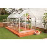 Palram hybrid 6x12 - víztiszta oldalfalú polikarbonát üvegház 7 m2 alapterület