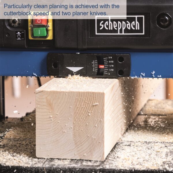 Scheppach PLM1800 gyalugép - Image 3