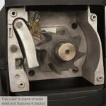 Scheppach GS 60 elektromos ágaprító 2800 W motorral, átlátszó gyűjtőedénnyel, hengeres - Image 5