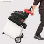 Scheppach GS 60 elektromos ágaprító 2800 W motorral, átlátszó gyűjtőedénnyel, hengeres - Image 7