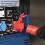 Scheppach SG 5200 D dízel áramfejlesztő AVR szabályozással, 5000 W - Image 7