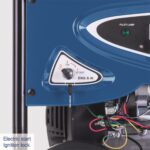 Scheppach SG 7300 vázszerkezetes áramfejlesztő, 5500 W, AVR szabályozással és elektromos indítással - Image 5