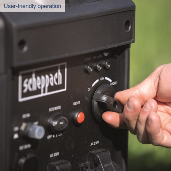 Scheppach SG 3500i inverteres áramfejlesztő, 3500 W - Image 7