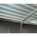 Palram - Canopia Rubicon 8' x 8' antracit heavy duty tágas kerti tároló - Image 5