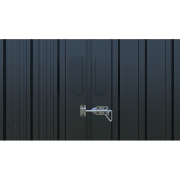 Riwall PRO RMCG 20x10 Anthracite fém garázs 3 x 6 m nyeregtetővel (antracit) - Image 6