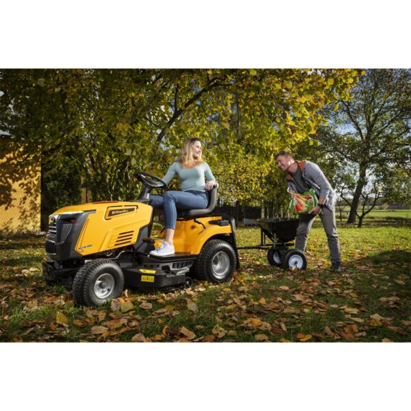 Riwall PRO RLT 92 HRD fűnyíró traktor hidrosztatikus váltóval és hátsó kidobással, 92 cm - Image 6