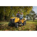 Riwall PRO RLT 102 HRD TWIN Kéthengeres fűnyírótraktor, 102 cm, hátsókidobással és hidrosztatikus váltóval - Image 6