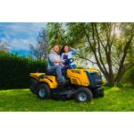 Riwall PRO RLT 92 TRD Fűnyíró traktor mechanikus váltóval és hátsó kidobással, 92 cm - Image 6