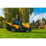 Riwall PRO RLT 92 TRD Fűnyíró traktor mechanikus váltóval és hátsó kidobással, 92 cm - Image 9