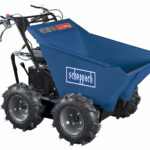 Scheppach DP 3000 - kerekes 4 x 4 meghajtású minidömper mechanikus billenéssel és 300 kg-os terheléssel