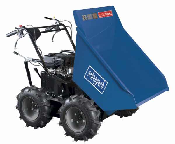 Scheppach DP 3000 - kerekes 4 x 4 meghajtású minidömper mechanikus billenéssel és 300 kg-os terheléssel - Image 2