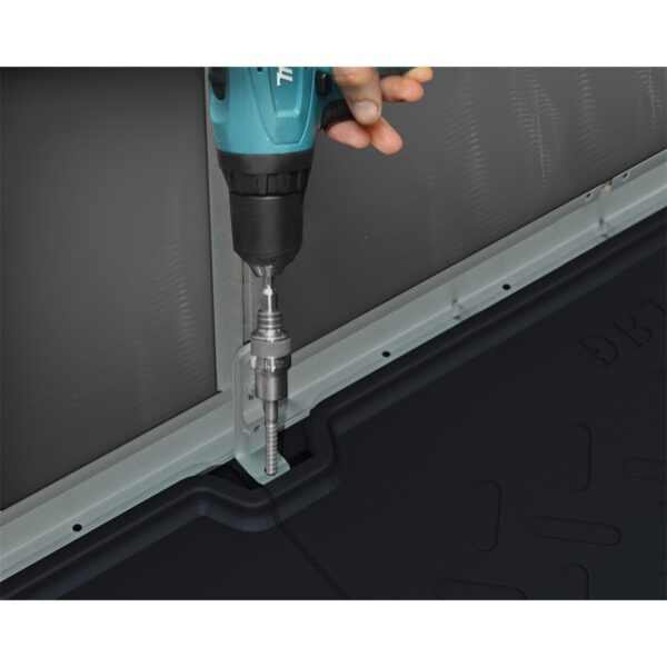 Palram - Canopia Rubicon 8' x 10' antracit heavy duty tágas kerti tároló - Image 5