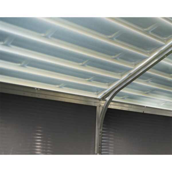 Palram - Canopia Rubicon 8' x 8' antracit heavy duty tágas kerti tároló - Image 9