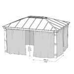 Palram - Canopia Dallas 14x16 árnyékoló függöny - Image 5