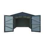 Riwall PRO RMCG 20x10 Anthracite fém garázs 3 x 6 m nyeregtetővel (antracit) - Image 2