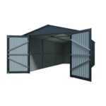 Riwall PRO RMCG 20x10 Anthracite fém garázs 3 x 6 m nyeregtetővel (antracit) - Image 4