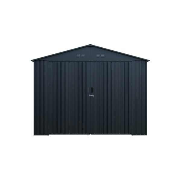 Riwall PRO RMCG 20x10 Anthracite fém garázs 3 x 6 m nyeregtetővel (antracit) - Image 5