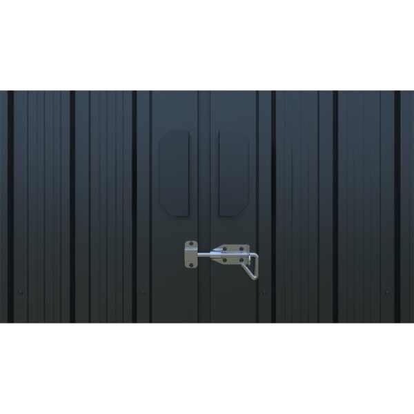 Riwall PRO RMCG 20x10 Anthracite fém garázs 3 x 6 m nyeregtetővel (antracit) - Image 6