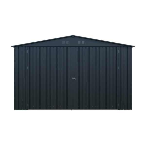 Riwall PRO RMCG 20x13 Anthracite fém garázs 3,8 x 6 m nyeregtetővel (antracit) - Image 9