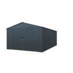 Riwall PRO RMCG 20x13 Anthracite fém garázs 3,8 x 6 m nyeregtetővel (antracit) - Image 10