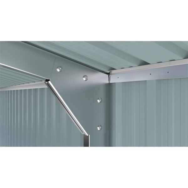 Riwall PRO RMCG 20x13 Anthracite fém garázs 3,8 x 6 m nyeregtetővel (antracit) - Image 2