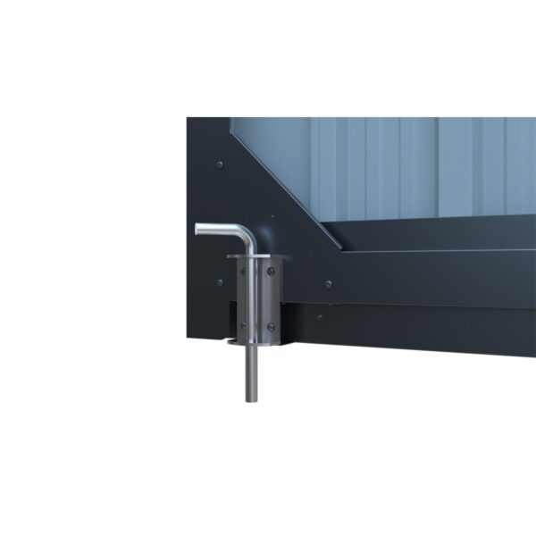 Riwall PRO RMCG 20x13 Anthracite fém garázs 3,8 x 6 m nyeregtetővel (antracit) - Image 6