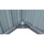 Riwall PRO RMCG 20x13 Anthracite fém garázs 3,8 x 6 m nyeregtetővel (antracit) - Image 8