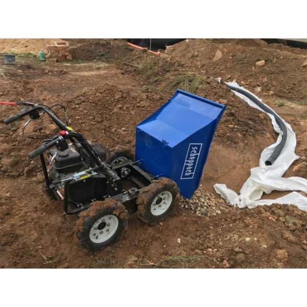 Scheppach DP 3000 - kerekes 4 x 4 meghajtású minidömper mechanikus billenéssel és 300 kg-os terheléssel - Image 3