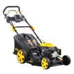 Riwall PRO RPM 4735 E önjáró benzinmotoros multifunkciós fűnyíró 4 az 1-ben elektromos indítással