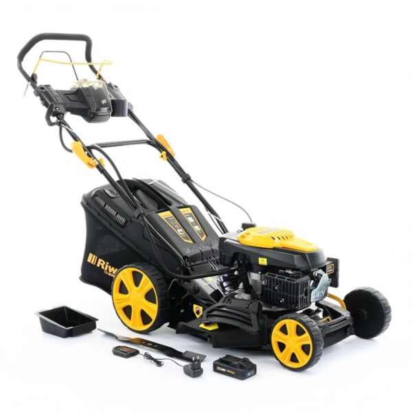 Riwall PRO RPM 4735 E önjáró benzinmotoros multifunkciós fűnyíró 4 az 1-ben elektromos indítással - Image 2
