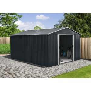 Riwall PRO RMSA 12x10 Anthracite fém kerti tároló 3 x 3