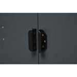 Riwall PRO RMSA 12x10 Anthracite fém kerti tároló 3 x 3,7 m nyeregtetővel (antracit) - Image 6