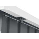 Riwall PRO RMSP 9x8 antracit LUX fém kerti tároló 2,4 x 2,8 m lapostetővel (antracit) - Image 4