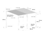 Riwall PRO RMBP 13 x 10 Antracit bioklimatikus pergola ( 4 x 3 m) - Image 12